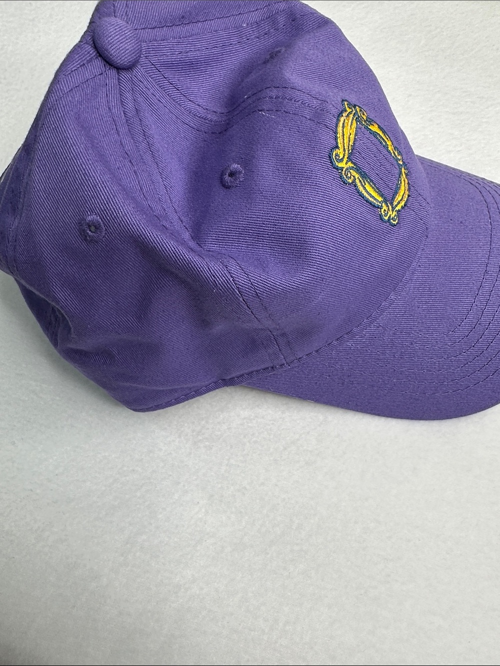 Purple Friends TV show peephole frame strapback baseball cap - Picture 13 of 15